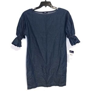 Chaps Dress Woman’s Size S Blue Short Sleeve New